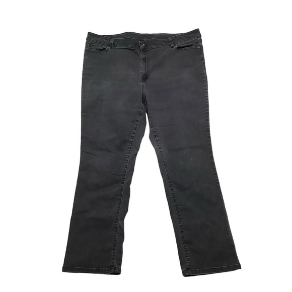 LL Bean Jeans Sz 22W Classic Fit Black - Picture 1 of 9